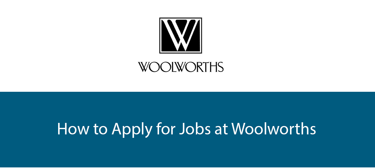 Apply for jobs at Woolworths