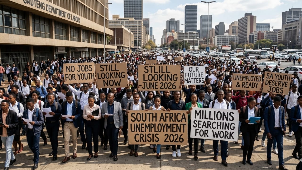 South Africa youth unemployment crisis 2026