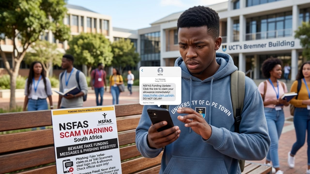 NSFAS scam warning South Africa